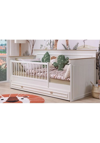 Karyola Korkuluğu Çitli Sedef Krem 138.5x57 Cm Krem