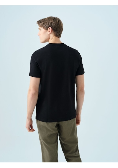 LOFT Regular Fit Erkek Tshirt K.kol Lf2038333 Q1.v1 Siyah