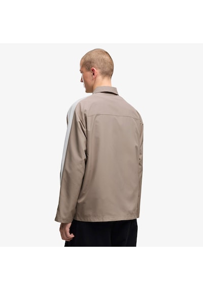 Puma T7 Relaxed Woven Overshirt Erkek Gri Gömlek 638362 Çok Renkli