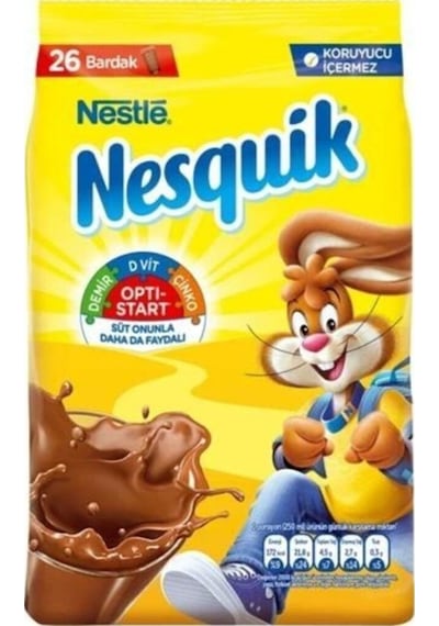 Nestle Çikolatalı Sütlü Içecek Tozu 2 Adet X 375 Gram Diğer
