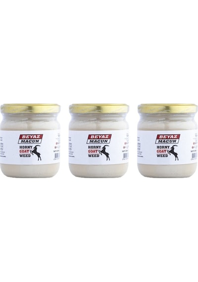 Horny1 Goat Weed1 Beyaz Macun 3 x 240 G