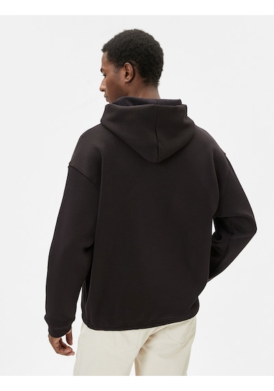 Koton Basic Oversize Hoodie Büzgü Detaylı Uzun Kollu Siyah 4wam70409mk Siyah Koton Basic Oversize Hoodie Büzgü Detaylı Uzun Kollu Siyah 4wam70409mk Siyah