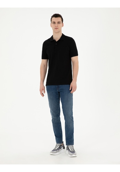 Pierre Cardin Erkek Siyah Tişört Basic 50280753-vr046 Siyah