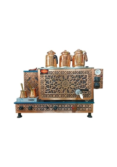 Tiryaki Marka 3 Demlikli Bakır Tam Otomatik Sistem Çay Ocağı Kazanı. 1. Kalite Semaver