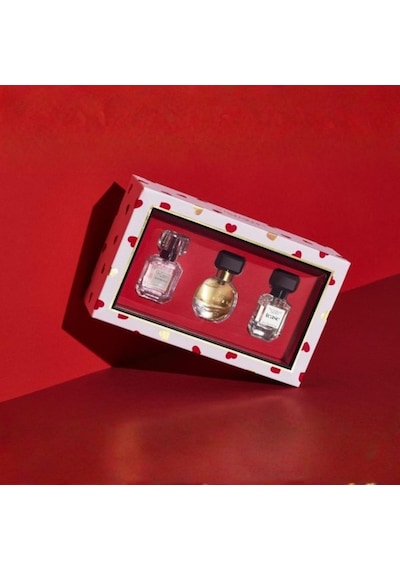 Victoria's Secret Bombshell Edp 7,5 Ml + Bare Edp 7,5 Ml + Tease Edp 7,5 Ml Kadın Parfüm Seti Çiçek