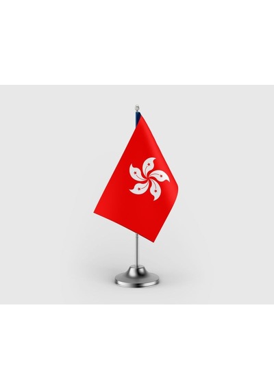 Hong Kong Tekli Saten Masa Bayrağı Seti Diğer