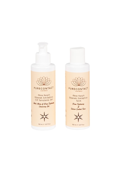 Purecontact Akne Karşıtı Gözenek Sıkılaştırıcı Yüz Temizleme Jeli 150 ML + Tonik 150 ML