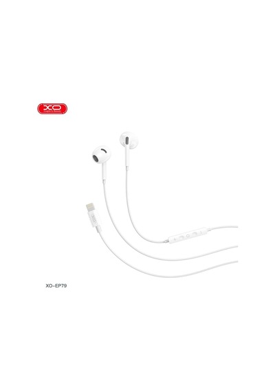 Xo Ep79  Seri Lighting Girişli Bluetooth Kulaklık - Apple Uyumlu iPhone  Şeffaf