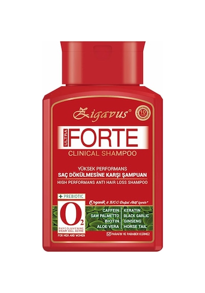Zigavus Ultra Forte Clinical Kuru ve Normal Saçlar için Dökülmeye Karşı Şampuan 300 ML