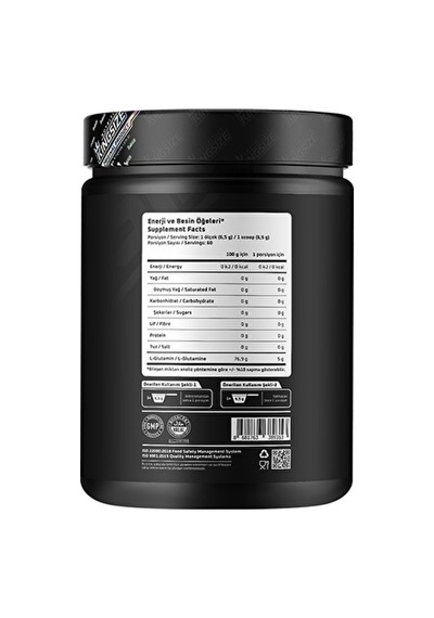 Kingsize Nutrition Glutamine Powder 390 Gr - Kırmızı Meyveler