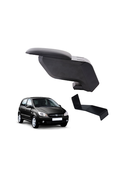 Hyundai Getz 2003 Delmesiz Çelik Ayaklı Siyah Kolçak Kol Dayama