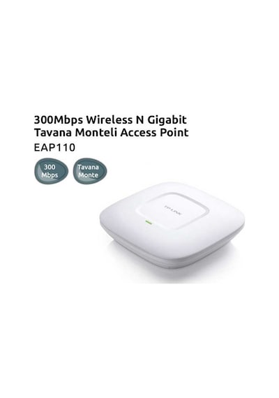 TP-LINK EAP110 300MBPS 1PORT POE 2.4GHz INDO  R ACCESS POINT