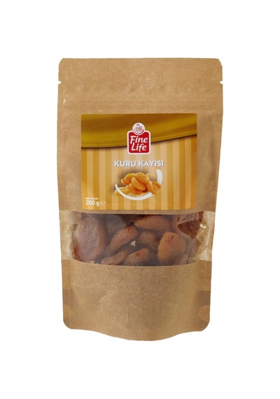 Fine Life Kuru Kayısı 200 G No 2-3 Doğal Lezzet Tarı