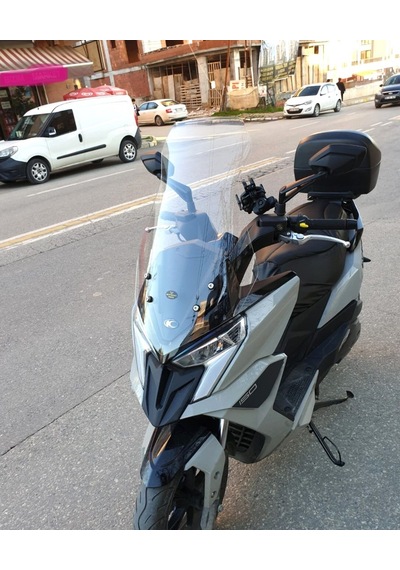 Motocam Kymco Dink R 150 Ön Cam 2023-2026 Model 77cm Şeffaf Renkli 4mm