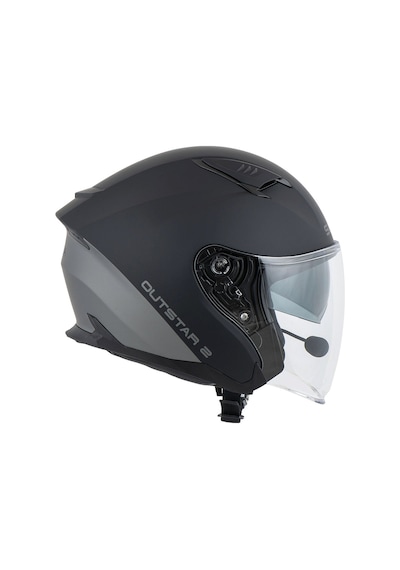 Sena Outstar 2 Mesh Interkomlu Açık Kask Mat Siyah