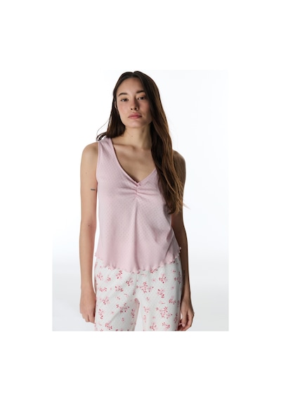 Penti Pembe Blossom Pamuklu Pointel Atlet Pijama Üstü