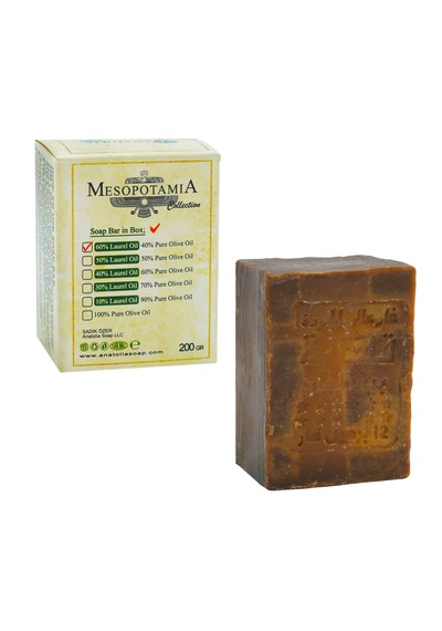 Anatolia Soap Mesopotamia 60% Defne Halep Sabunu