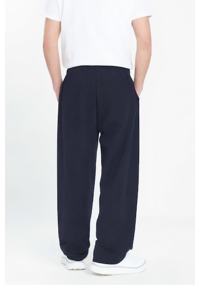 Tudors Erkek Regular Fit Klasik Kesim Baggy Pamuklu Beli Bağcıklı Lacivert Eşofman Altı-42682 Lacivert