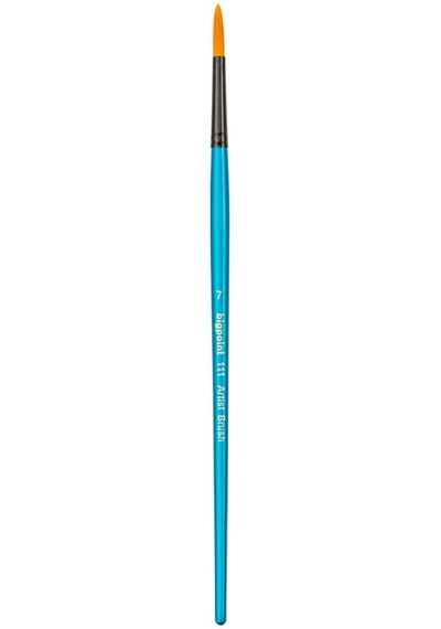 Bigpoint 111 Serisi Golden Sentetik Kıl Yuvarlak Fırça No: 7 X 12 Adet