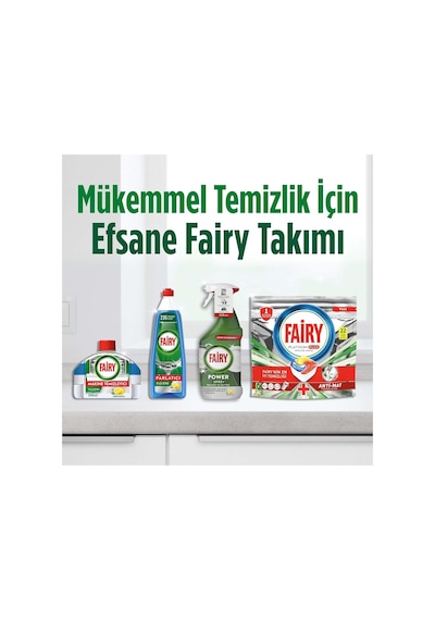 Fairy Power Sprey, 3'ü 1 Arada, Bulaşıklarınız Ve Mutfağınız Için Zahmetsiz Temizlik Ve Parlaklık, Limon Kokul