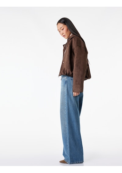 Koton Düğmeli Cep Detaylı Normal Bel Bol Kalıp Denim Pantolon - Loose Straight Fit Jean Koyu İndigo 7wal40100md Indigo Koton Düğmeli Cep Detaylı Normal Bel Bol Kalıp Denim Pantolon - Loose Straight Fit Jean Koyu İndigo 7wal40100md Indigo