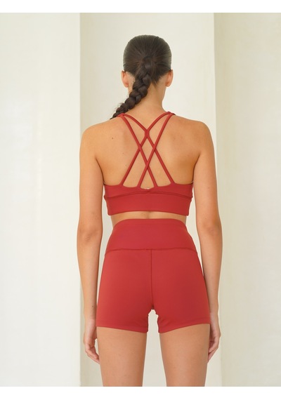 Mai Studios Co. Samadhi Kaplı Spor Bordo Crop Bordo