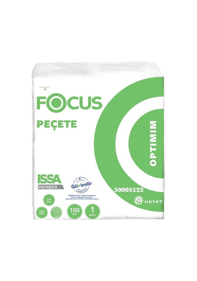 Focus Optimum Napkin Peçete 20x24 Cm 100'lü 32 Paket