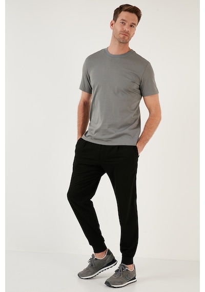 Buratti Pamuklu Regular Fit Bisiklet Yaka Basic Erkek T Shirt 59020201 Açık Haki Buratti Pamuklu Regular Fit Bisiklet Yaka Basic Erkek T Shirt 59020201 Açık Haki