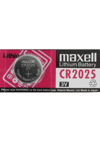 Maxell CR2025 3V Lityum Düğme Pil