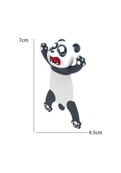 Sevimli Panda Kitap Ayracı Siyah