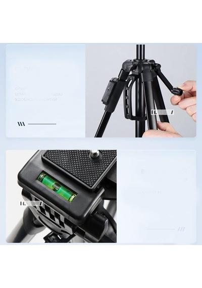 Tripod Bluetooth Kumandalı Şarjlı Kalın Sağlam Aliminyum Kalın Gövdeli Profesyonel Telefon Tutucu Çantalı 150 C Diğer