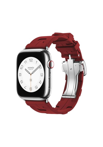 Kilifone -  Apple Uyumlu  Watch  44mm - Kordon Spor Görünümlü Silikon Kordon Krd-94