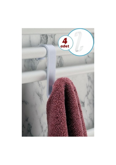 Kanca Askı Aparatı Seti 4'lü Siyah