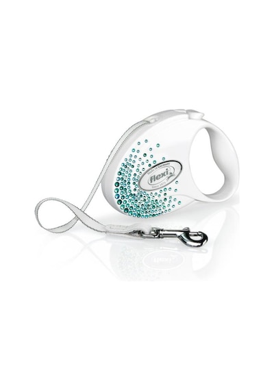 Flexi Glam Splash Ocean Beyaz 3mt Otomatik Şerit Tasma