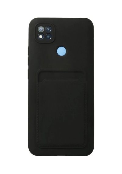 Xiaomi Redmi 9c Uyumlu Kılıf Kelvin Kartvizitli Silikon - Siyah
