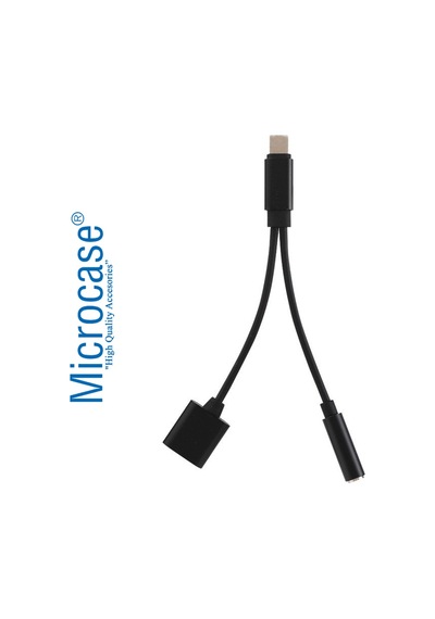 Apple Uyumlu iPhone Lightning Splitter Şarj ve Kulaklık Çevirici Model Ikd103