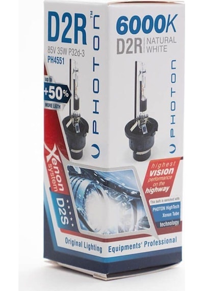 Photon D2r 6000k Xenon Ampul +%50 Fazla Işık Oem Ampul