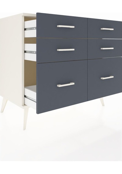 Hyperion Şifonyer 6 Çekmeceli 88x44x80 Aytaşı-aytaşı/antrasit Aytaşı/antrasit Hyperion Şifonyer 6 Çekmeceli 88x44x80 Aytaşı-aytaşı/antrasit Aytaşı/antrasit