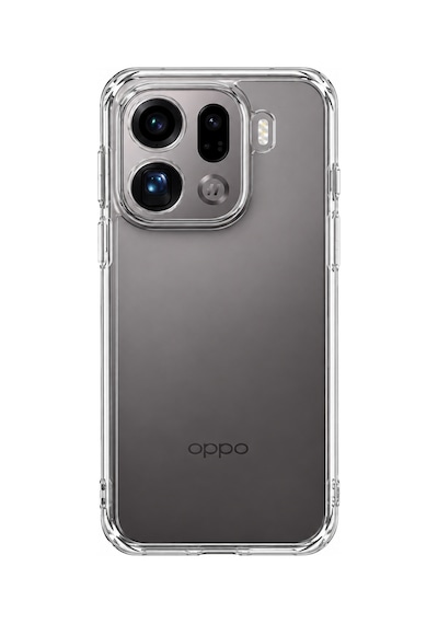 Oppo Find X9 Pro Uyumlu Şeffaf 2mm Silikon Kılıf Kamera Korumalı