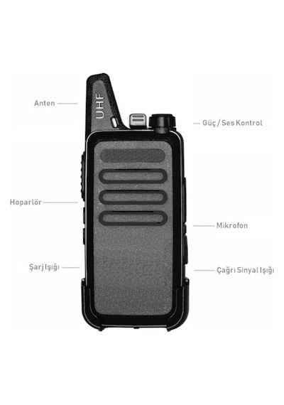 İfreqtech Ap-100 Pmr El Telsizi Tekli Set Şarjlı Uzun Menzil Telsiz