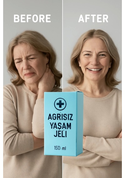 Hassasiyetsız Yaşam Jeli Vücut Adale Iskelet Sızıları Için Bakım Masaj Jel 150 Ml