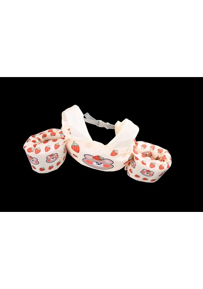 Toyflyer Çilek Ayıcık Desenli Kolluklu Çocuk Yüzme Yeleği Gövde Destekli 2-6 Yaş 15-30 Kg Fl004