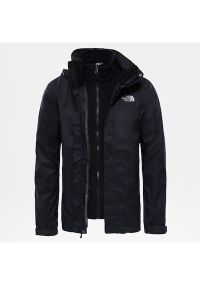 The North Face Evolve Iı Triclimate Erkek Siyah Kapüşonlu Mont NF00CG55JK31