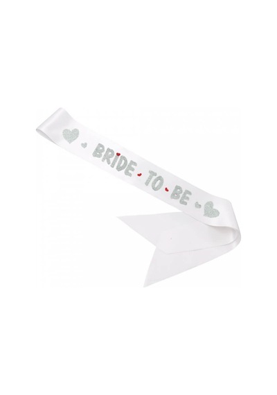 Bride To Be Kuşak. 160 Cm x 6 Cm - Gümüş