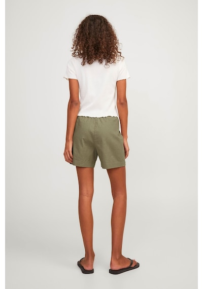 Jack & Jones Jjxx Jxpoppy Lınen Hw Shorts P Yeşil Kadın Şort 000000000101961818 Yeşil