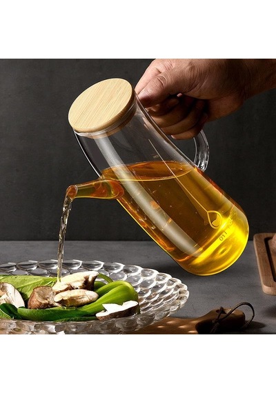 Deconox Bambu Kapklı Borosilikat Cam Yağlık Sirkelik 1 Litre Isıya Dayanıklı Sızdırmaz Tasarım Sku: Smg8690010567420 Açık Bej Deconox Bambu Kapklı Borosilikat Cam Yağlık Sirkelik 1 Litre Isıya Dayanıklı Sızdırmaz Tasarım Sku: Smg8690010567420 Açık Bej