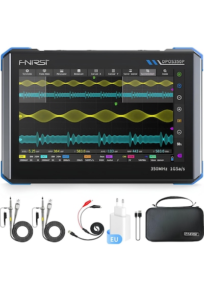 Fnırsı Dpos350p 350mhz 1gsps 4in1 Tablet Osiloskop Sinyal Jeneratör Spektrum Multimetre