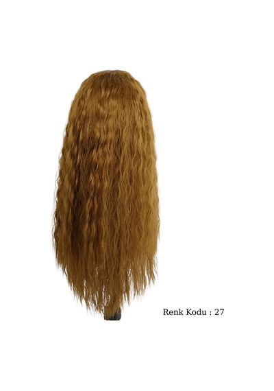 Afro Su Dalgası Peruk Fiber Sentetik Karamel No-27