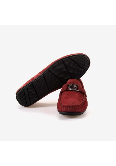 Mocassini Tokalı Erkek Loafer M584 Kırmızı
