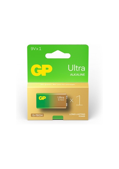 Batteries G-tech Ultra Alkalin 9v - 6lr61 Boy 9v Pil Tekli Kart